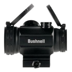 Bushnell Tac Optics Big D 3 MOA Red Dot features a 38mm objective and flip up lens caps